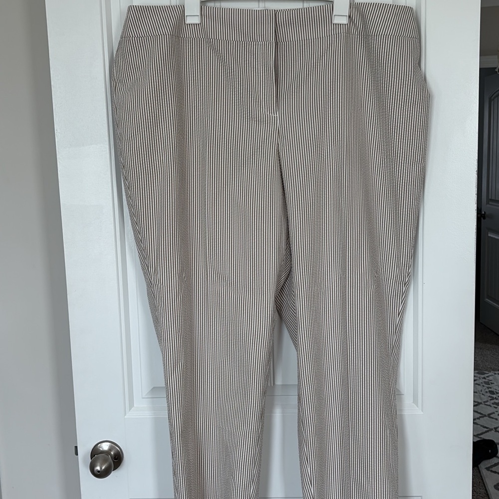 Kasper Women's Classic Striped Trousers